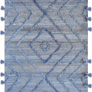 Tapis Worgan denim Bleu/ivoire 160 x 230 Tapis La Vallée du blanc