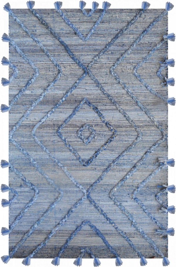 Tapis Worgan denim Bleu/ivoire 160 x 230 Tapis La Vallée du blanc
