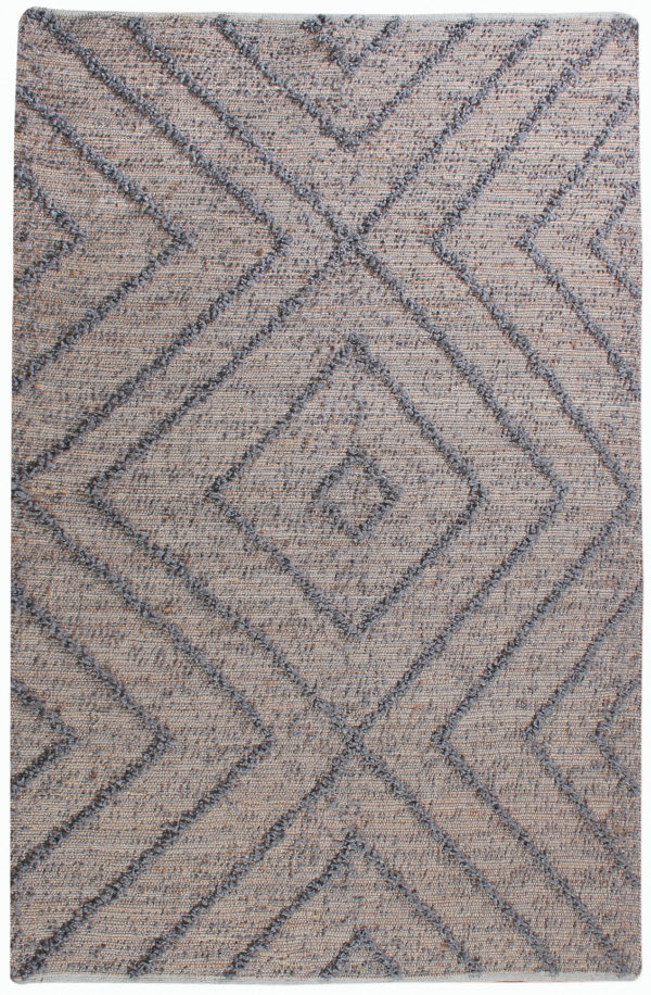 Tapis Worgan Gris 60 x 90 Tapis La Vallée du blanc