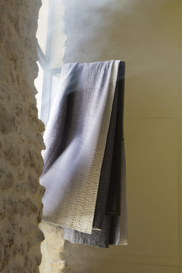 Jeté Gastounet multico 240 x 260 Jetés de lit La Vallée du blanc