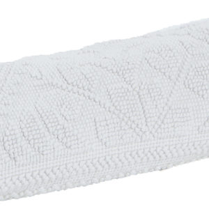 Tapis Enzo Neige 54 X 110 Tapis de bain La Vallée du blanc