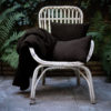 Jeté de lit Maïa carbone 240 x 260 – Image 2
