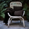 Jeté de lit Maïa carbone 260 x 260 – Image 2