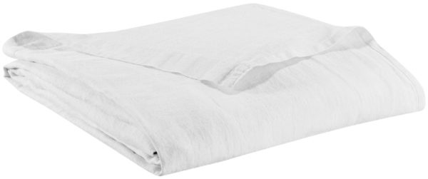 Drap plat Zeff blanc 240 x 300 Draps plats La Vallée du blanc