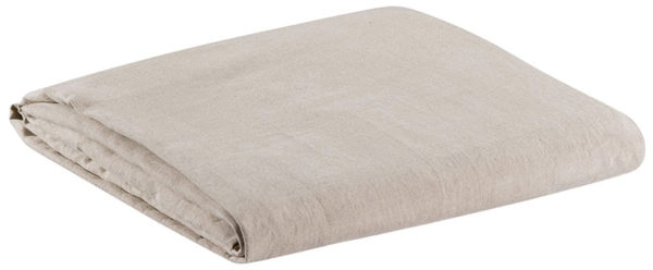 Drap Housse Stonewashed ZEFF Naturel 140 X 190 Draps housses La Vallée du blanc