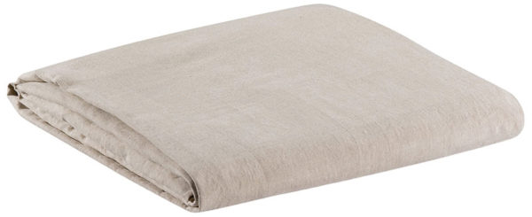DRAP HOUSSE STONEWASHED ZEFF Naturel 160 x 200 Draps housses La Vallée du blanc