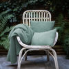 Coussin Maia Vert Vert de Gris 30 X 50 – Image 2
