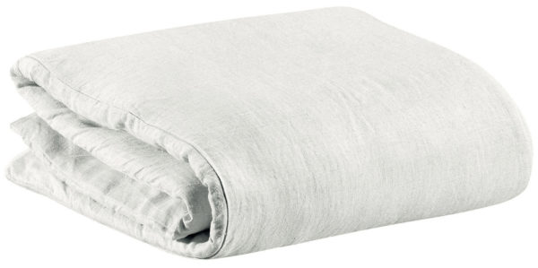 Housse de couette Stonewashed Zeff Blanc 260 x 240 Housses de couette La Vallée du blanc