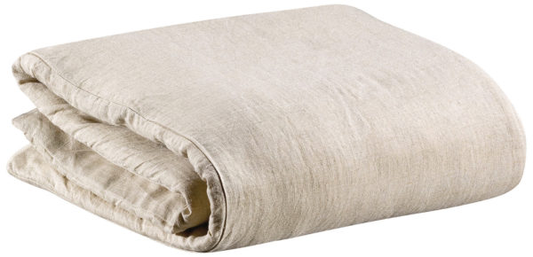 Housse de couette Stonewashed Zeff Naturel 260 x 240 Housses de couette La Vallée du blanc