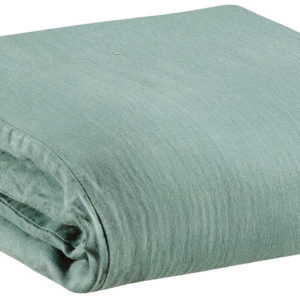 Housse de couette Stonewashed Zeff Vert de gris 240 x 220 Housses de couette La Vallée du blanc