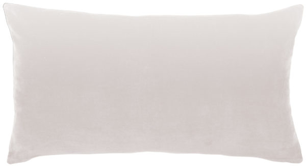 Coussin uni Elise Craie 30 x 50 Coussins La Vallée du blanc