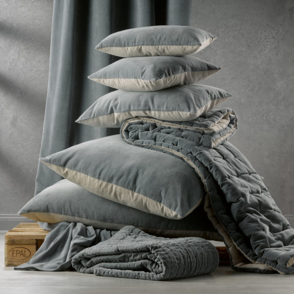 Coussin uni Elise Ficelle 45 x 45 Coussins La Vallée du blanc