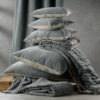 Coussin uni Elise Craie 40 x 65 – Image 2