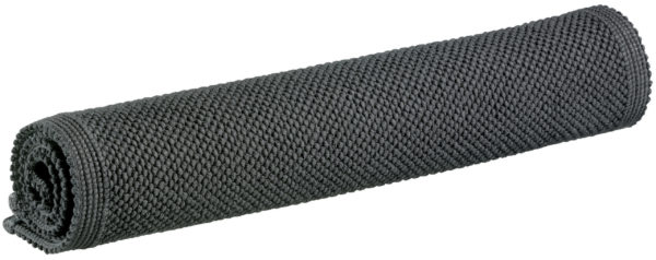 Tapis de bain uni Etia Carbone 54 x 64 Tapis de bain La Vallée du blanc