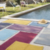 Tapis de bain uni Etia Prusse 54 x 110 – Image 2