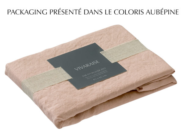 Taie d’oreiller Stonewashed Zeff Prusse 65 X 65 Taies d'oreiller La Vallée du blanc