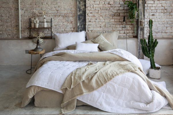Housse de couette Stonewashed Zeff Prusse 240 X 220 Housses de couette La Vallée du blanc
