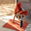 Tapis de bain uni Etia Indigo 54 x 110 – Image 4