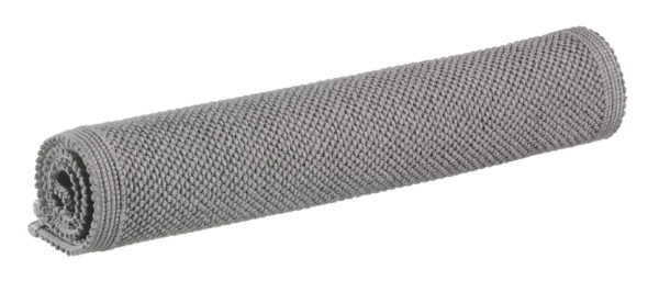 Tapis de bain uni Etia Perle 54 x 110 Tapis de bain La Vallée du blanc