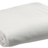 Drap housse stonewashed Zeff Blanc 140x190 bonnet 30cm