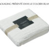 Drap housse stonewashed Zeff Blanc 180x200 bonnet 30cm – Image 3
