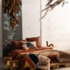 Housse de couette stonewashed Zeff Caramel 240 x 220 – Image 2