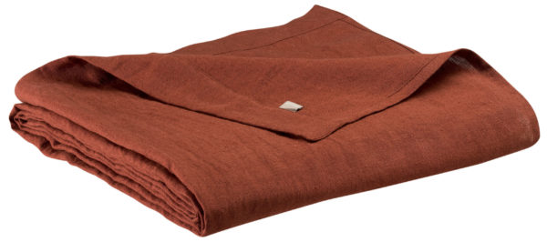 Drap plat stonewashed Zeff Caramel 240 x 300 Draps plats La Vallée du blanc