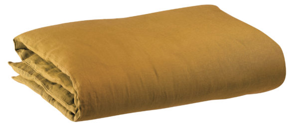 Housse de couette stonewashed Zeff Bronze 240 x 220 Housses de couette La Vallée du blanc