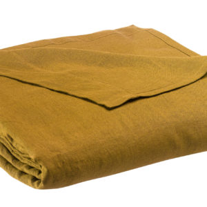 Drap plat stonewashed Zeff Bronze 240 x 300 Draps plats La Vallée du blanc