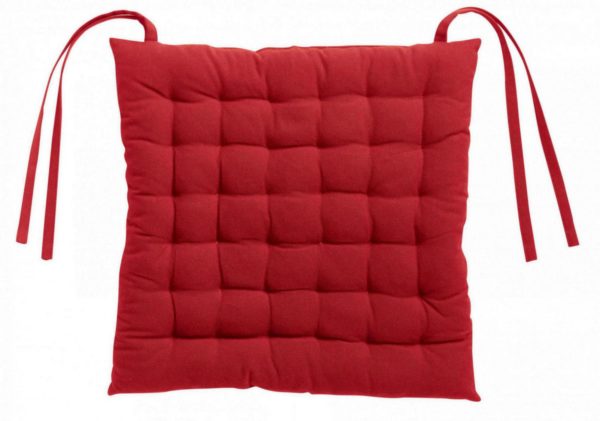 Galette de chaise 36 points Zea recyclée Tango 38 x 38 x 3 cm Galettes de chaise La Vallée du blanc