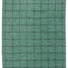 Torchon Metis Kilia carreaux Vert de gris 50 x 70