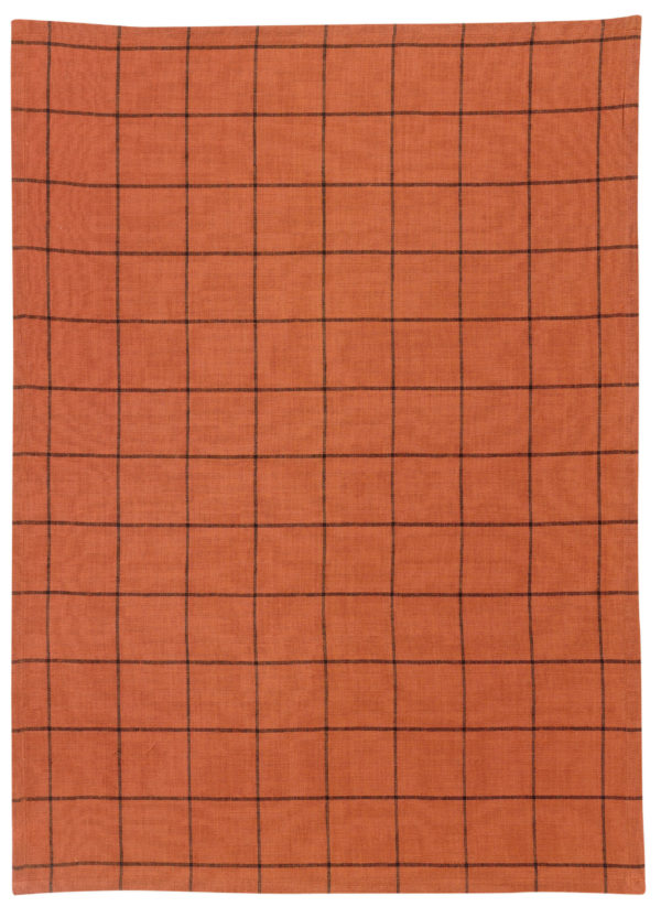 Torchon Metis Kilia carreaux Brique 50 x 70 Torchons La Vallée du blanc