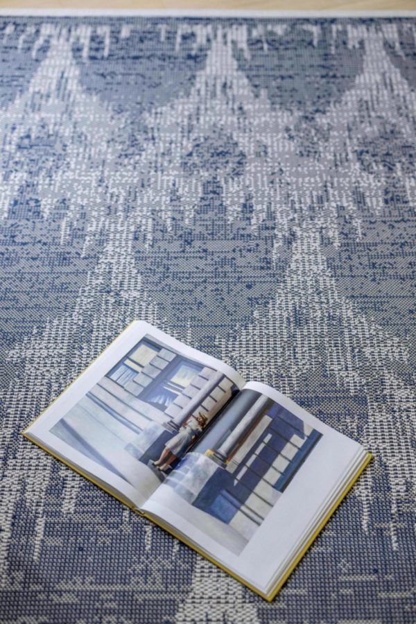 Tapis Tessa Marine 60 x 110 Tapis La Vallée du blanc
