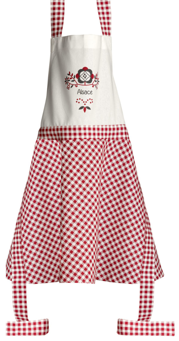 Tablier de cuisine Nippa Ecru 69 x 72 Tabliers La Vallée du blanc