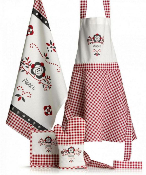 Tablier de cuisine Nippa Ecru 69 x 72 Tabliers La Vallée du blanc