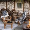 Plaid recyclé Gini Carbone 127 x 160 – Image 4