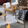 Plaid recyclé Taina Carbone 127 x 160 – Image 3