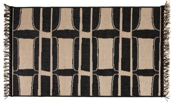 Tapis Elam Naturel 60 x 110 Tapis La Vallée du blanc