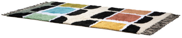 Tapis Ella Multicolore 70 x 140 Tapis La Vallée du blanc