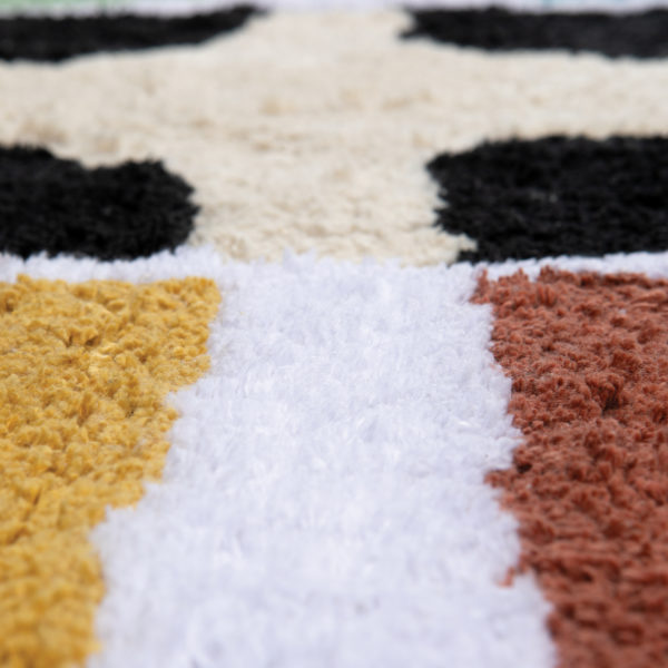 Tapis Ella Multicolore 70 x 140 Tapis La Vallée du blanc