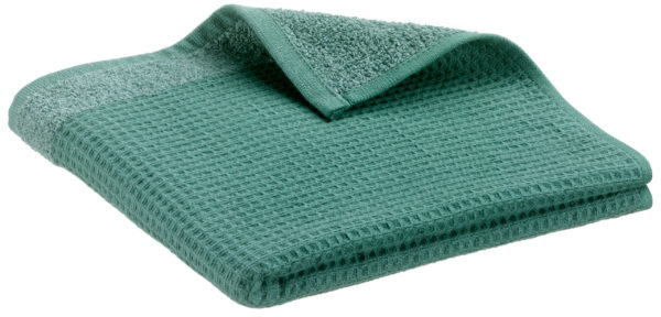 Drap de bain recyclé Abby Emeraude 90 x 150 Draps de bain La Vallée du blanc