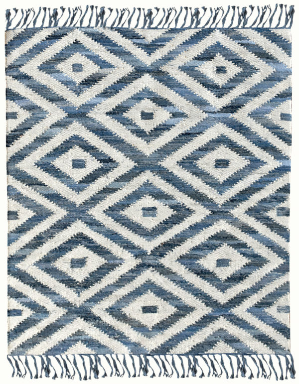 Tapis Soraya Bleu 160 x 230 Tapis La Vallée du blanc