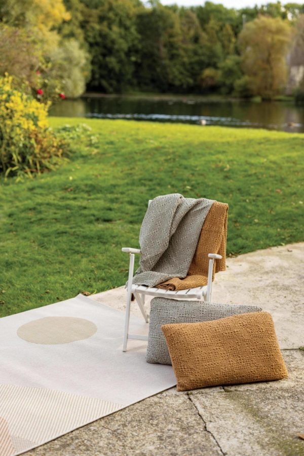 Coussin stonewashed Tana Pinede 40 x 65 Coussins La Vallée du blanc