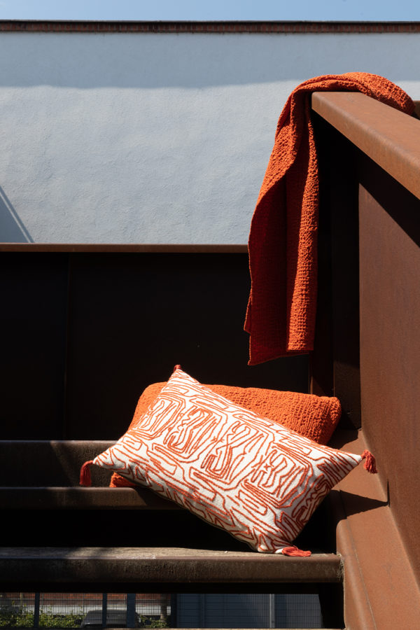 Coussin stonewashed Tana Rooibos 40 x 65 Coussins La Vallée du blanc