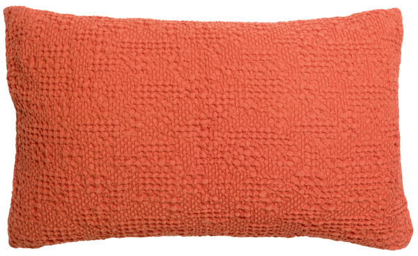 Coussin stonewashed Tana Marmelade 40 x 65 Coussins La Vallée du blanc