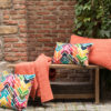 Coussin stonewashed Tana Marmelade 40 x 65 – Image 2