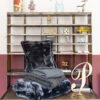 Plaid stonewashed Tana Cendre 140 x 200 – Image 4