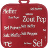 Manique Sel & Poivre rouge 20 X 20