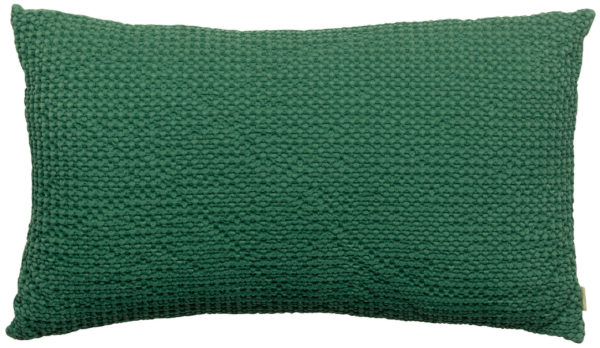 Coussin stonewashed Maia Epicea 30 x 50 Coussins La Vallée du blanc