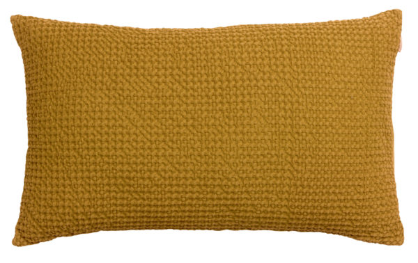 Coussin stonewashed Maia Bronze 30 x 50 Coussins La Vallée du blanc